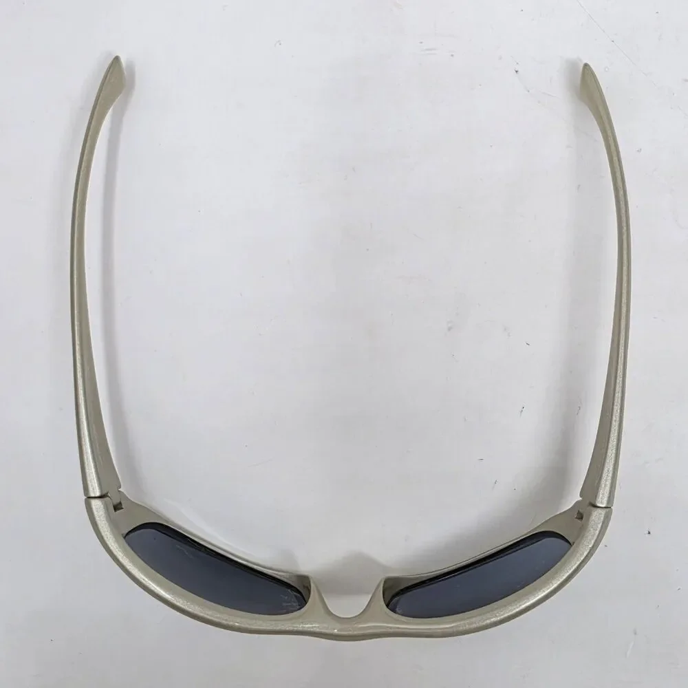 Vintage Arnette Stance Ivory Sunglasses W/ Blue Lenses 4020-234/53 Made In Italy
